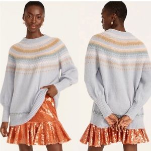 Jcrew argyle NWT xxs sweater. So soft alpaca wool,Fits like a small.